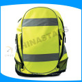 orange high visibility Reflective Bag Pack with reflective tape